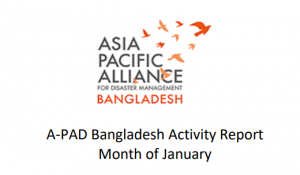 A-PAD Bangladesh Activity Report<br>Month of January